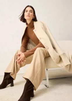 Rollkragenshirt mit Woll-Anteil