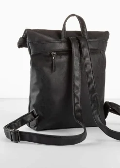 Rucksack mit Außentasche und Schnallendetail