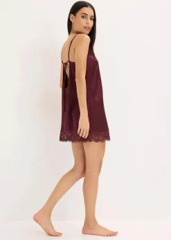 Satin Negligé mit Glanzeffekt