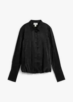 Satinbluse aus Viskose-Mix