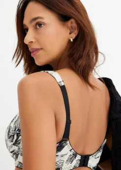 Schalen BH mit Bügel und glänzendem Material