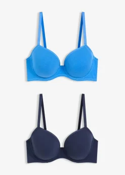 Schalen-BH mit Bügel mit Bio-Baumwolle (2er Pack)