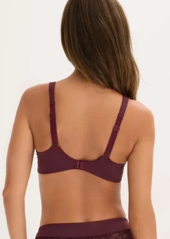 Schalen-BH mit gepolsterten Trägen und zarter Spitze