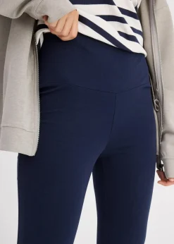 Schlaghose aus Bio-Baumwolle mit Stretch