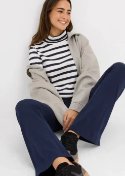 Schlaghose aus Bio-Baumwolle mit Stretch