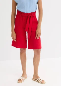 Schlupf-Bermuda aus Viskose-Mix