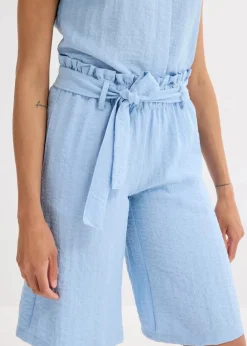 Schlupf-Bermuda aus Viskose-Mix