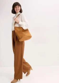 Schlupfbluse aus fließendem Satin