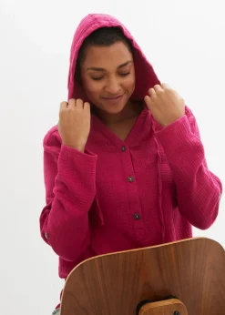 Schlupfbluse aus luftigem Musselin