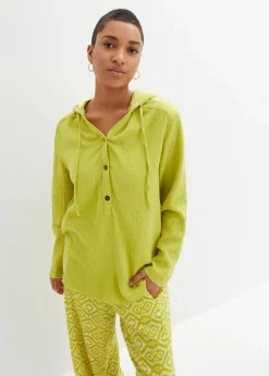 Schlupfbluse aus luftigem Musselin