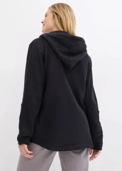 Schlupfbluse aus luftigem Musselin