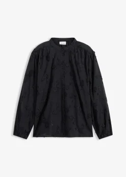 Schlupfbluse aus reiner Baumwolle