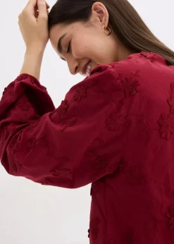 Schlupfbluse aus reiner Baumwolle