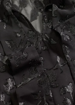 Schlupfbluse mit Stickerei