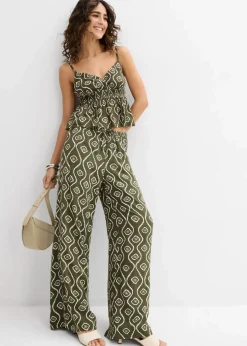 Schlupfhose aus fließender Viskose