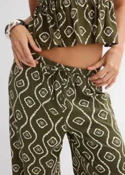 Schlupfhose aus fließender Viskose