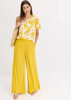 Schlupfhose aus fließender Viskose