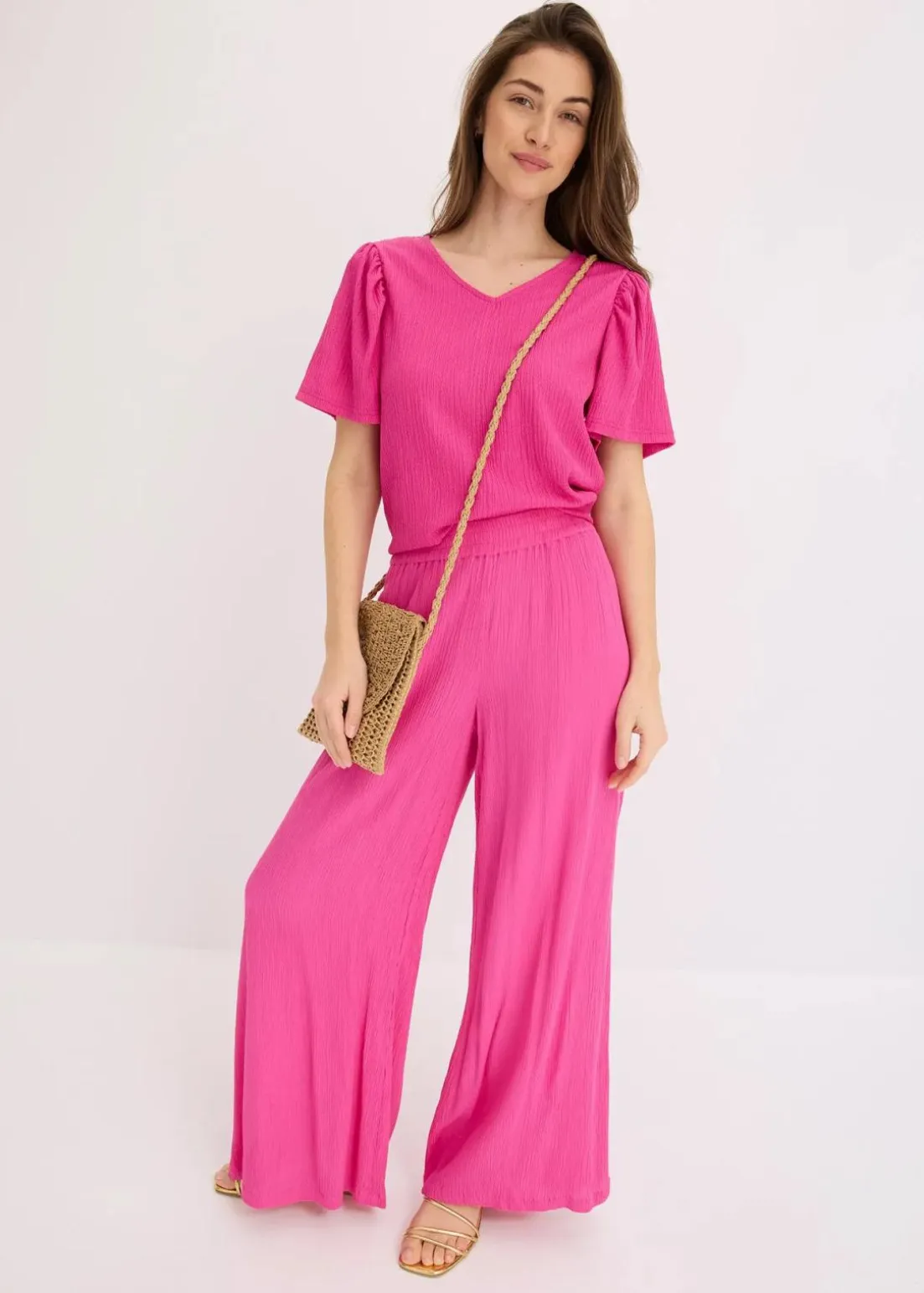 Schlupfhose aus fließender Viskose