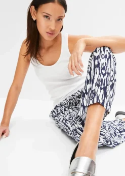 Schlupfhose aus fließender Viskose