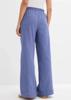 Schlupfhose aus luftigem Musselin