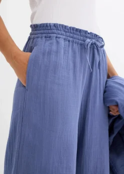 Schlupfhose aus luftigem Musselin