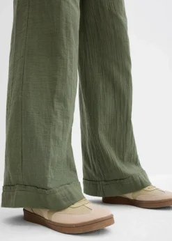 Schlupfhose aus luftigem Musselin