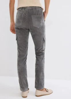 Schlupfhose aus Samt-Cord