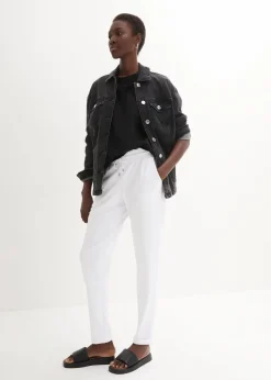 Schlupfhose aus Viskose-Mix