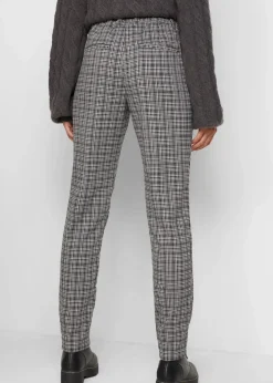 Schlupfhose mit Bequembund, kariert