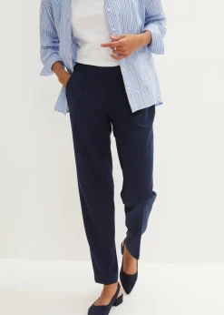 Schlupfhose mit Bügelfalte