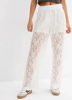 Schlupfhose mit Spitze