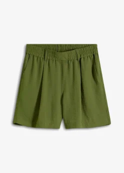 Schlupf-Shorts aus luftigem Crêpe