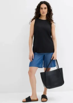 Schlupf-Shorts aus Lyocell