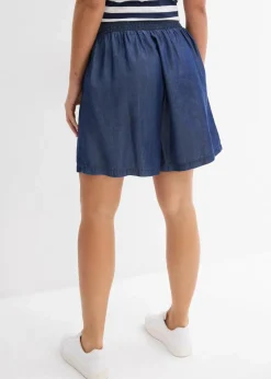 Schlupf-Shorts mit Smockbund