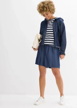 Schlupf-Shorts mit Smockbund