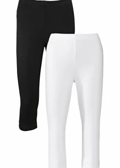 Schmal geschnittene Capri-Leggings (2er Pack)