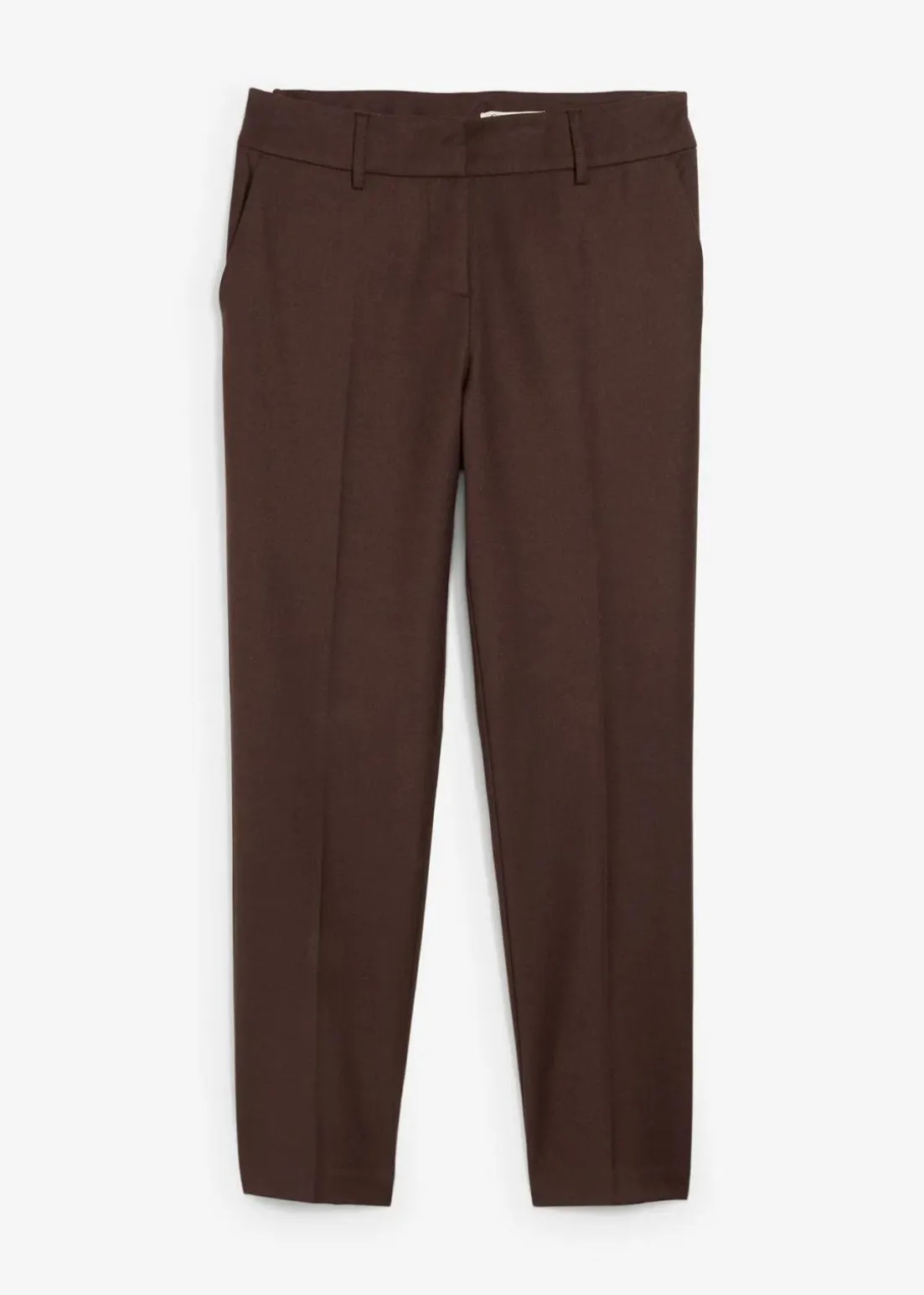 Schmale Hose mit weichem Wollanteil
