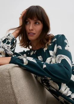 Schwingendes Kleid aus Viskose