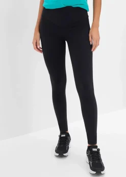 Shaping-Sport-Leggings aus stabilem Baumwollgrifff