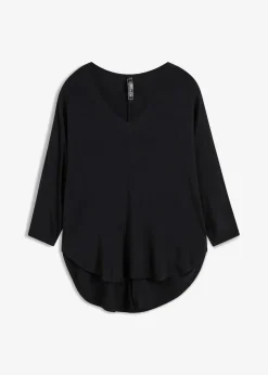 Shirt aus fließendem Viskose-Mix