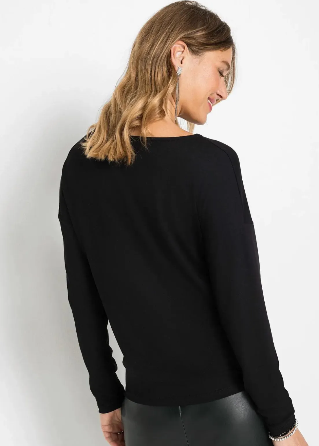 Shirt aus fließendem Viskose-Mix