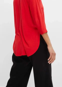 Shirt aus fließendem Viskose-Mix