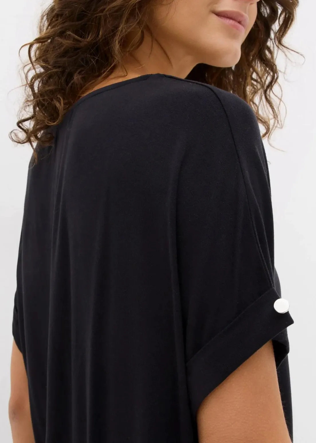 Shirt aus fließendem Viskose-Mix