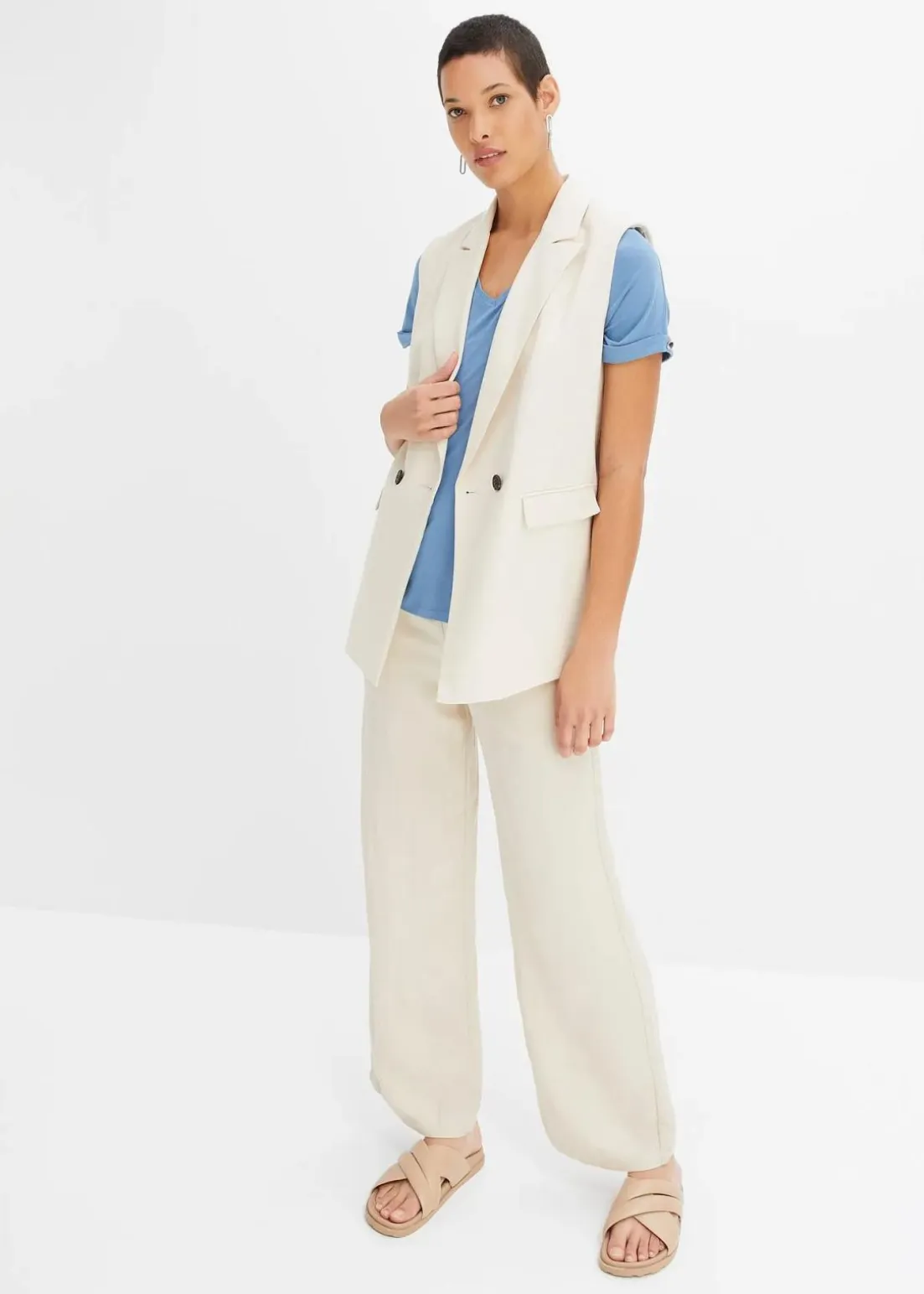 Shirt aus fließendem Viskose-Mix