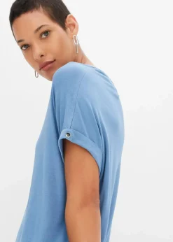 Shirt aus fließendem Viskose-Mix