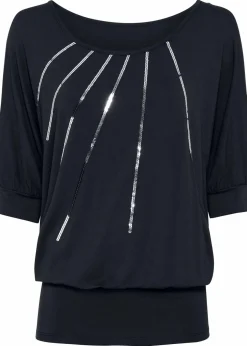 Shirt aus fließendem Viskose-Mix