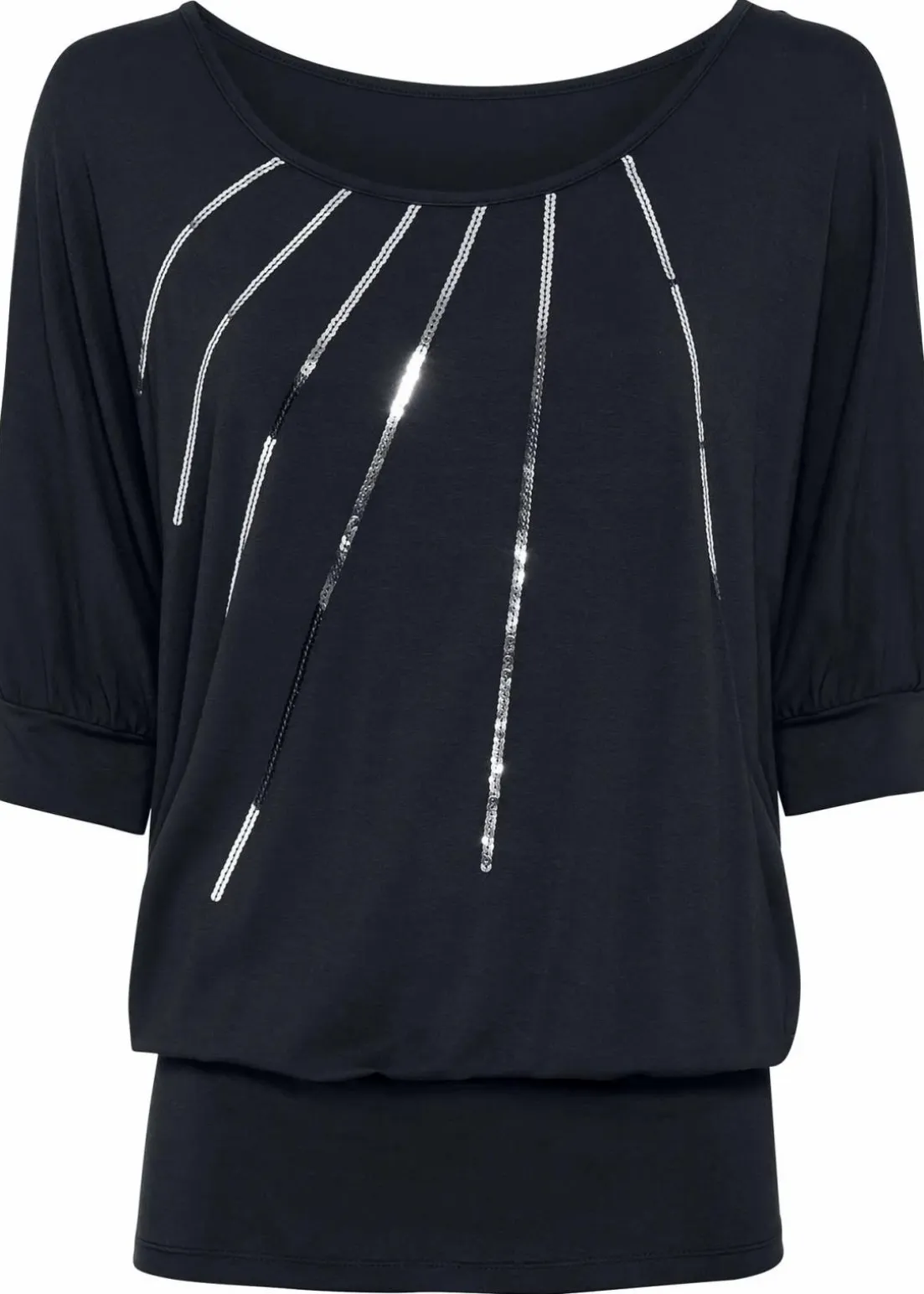 Shirt aus fließendem Viskose-Mix