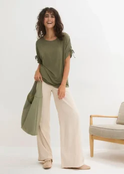 Shirt aus fließender Viskose