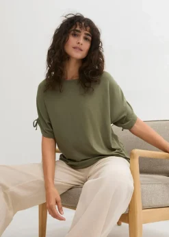 Shirt aus fließender Viskose