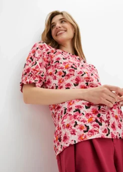 Shirt aus leichtem Crêpe